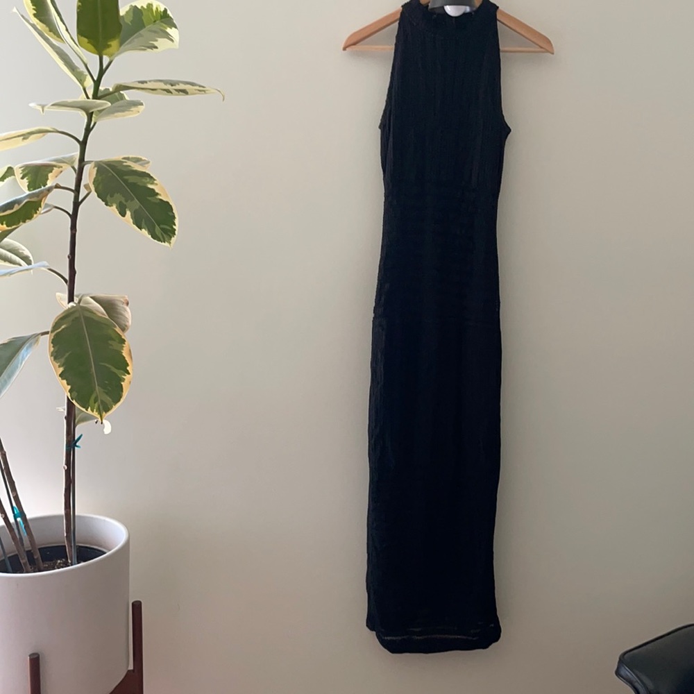 90’s Bodycon Mockneck Dress